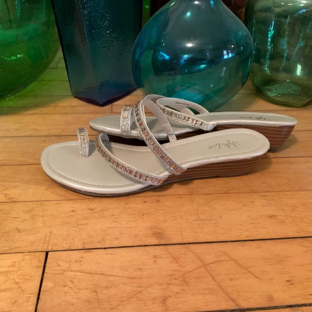 Style & Co. Champagne Colored Hayleigh Sandal View 3